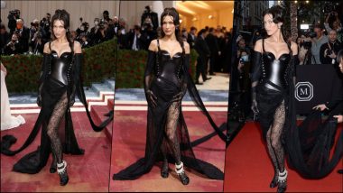 Smokin' HOT! Bella Hadid Sets Met Gala 2022 Red Carpet On Fire With Her Bold, Sexy Black Outfit