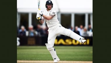 6, 6, 6, 6, 6, 4! Ben Stokes Smashes 34 Runs In An Over In County Championship 2022 Match (Watch Video)