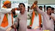 Karnataka Congress MLA BZ Zameer Khan Feeds Dalit Community’s Swami Narayana, Eats Same Chewed Food To Set Example Against Caste Discrimination (Watch Video)