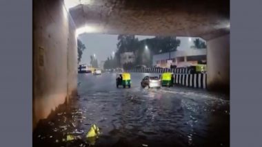 Bengaluru Rains: Heavy Rainfall Lashes City, Leads to Waterlogging in Some Areas