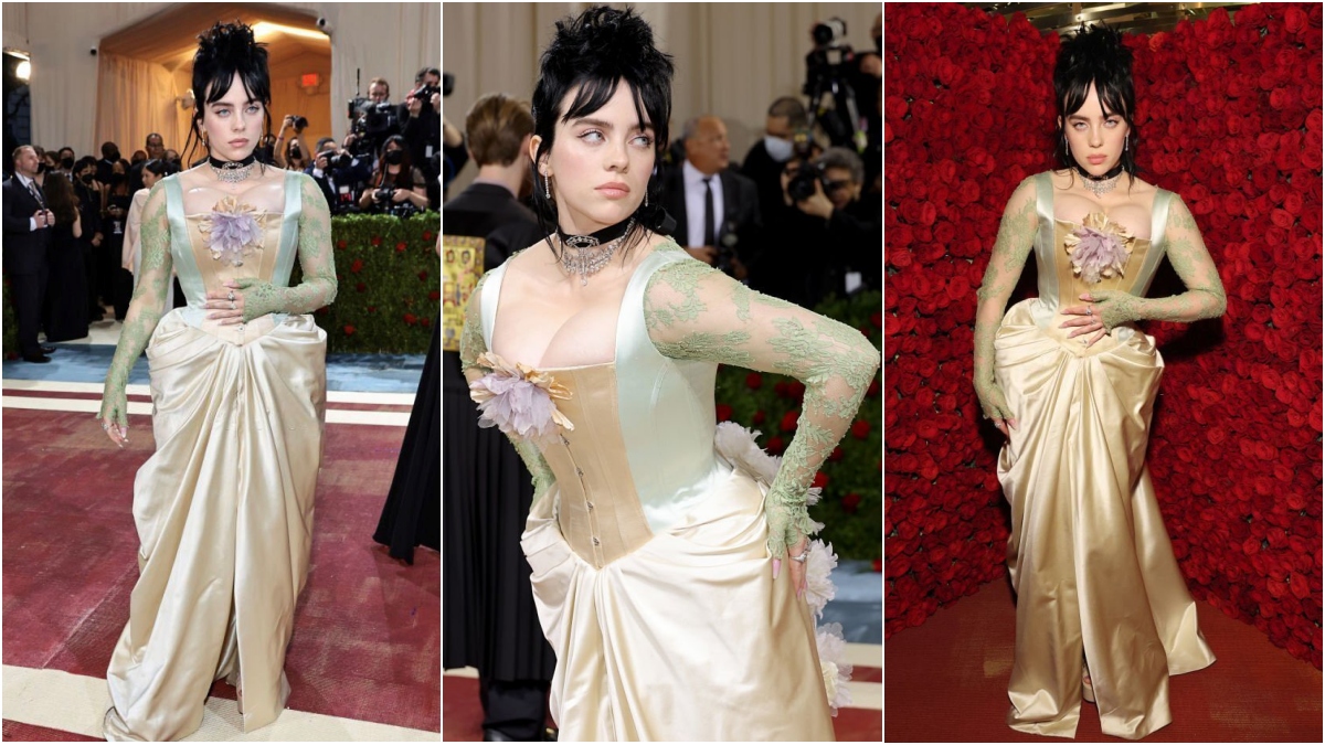 Met Gala 2022: Billie Eilish Dazzles on Red Carpet Dressed in Silky Corset  Gown, View Pics | LatestLY