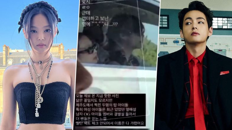 V and Jennie Dating? BTS’ Kim Taehyung and Blackpink’s Kim Jennie's Pic 'Together' Goes Viral! Army and Blinks Debate on Twitter Over the Authenticity of Photo