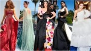 Bollywood Celebs on Cannes 2022 Red Carpet: View Photos of Aishwarya Rai Bachchan, Helly Shah, Hina Khan & Others