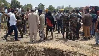 Punjab: 6-Year-Old Boy of Migrant Labourer Falls into 100-Foot-Deep Borewell in Hoshiarpur, Rescue Operation Underway