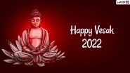 Buddha Purnima 2022 Images & Vesak Day HD Wallpapers for Free Download Online: Wish Happy Buddha Jayanti With WhatsApp Messages, Quotes and GIF Greetings