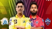 Sports News | IPL 2022: DC Captain Rishabh Pant Wins Toss, Opts to Field Against CSK