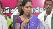 India News | Telangana: TRS MLC K Kavitha Slams BJP MP over Turmeric Farmers' Issue