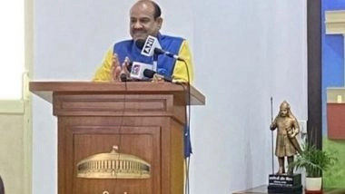 India News | LS Speaker Om Birla Launches Kalam Website to Encourage Vernacular Literature