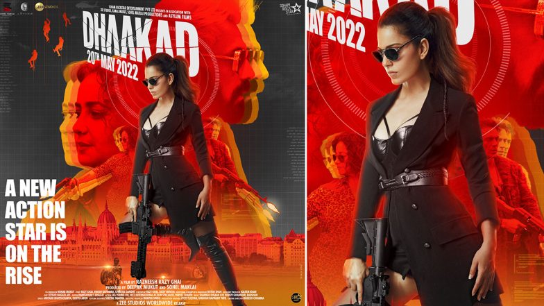 Dhaakad: Second Trailer of Kangana Ranaut’s Actioner to Arrive on May 12; Check Out New Poster!