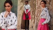 Cannes 2022: Deepika Padukone in an Oversized Shirt Paired With Knee-Length Skirt Is Epitome of Chicness (View Pics)