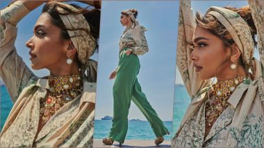 Deepika Padukone at Cannes 2022: Bollywood Actress and Jury Member Wows in Sabyasachi Indo-Contemporary Outfit (View Pics)