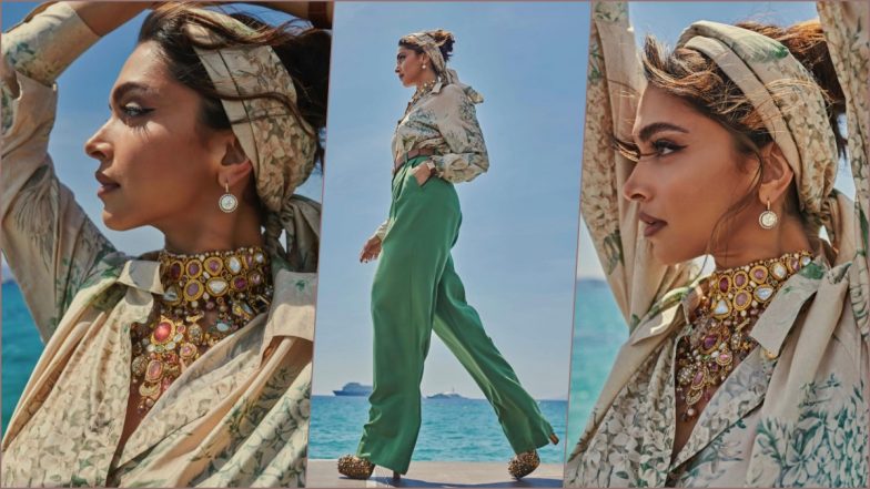 Deepika Padukone at Cannes 2022: Bollywood Actress and Jury Member Wows in Sabyasachi Indo-Contemporary Outfit (View Pics)