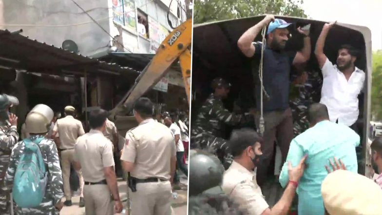 Delhi: AAP MLA Kuldeep Kumar Detained During Anti-Encroachment Drive in Kalyanpuri Area