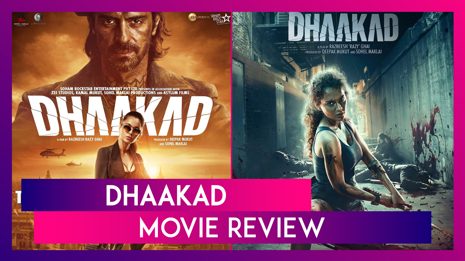 Dhaakad Movie Review: Kangana Ranuat’s Performance Just Cannot Be Missed In This Action Thriller!