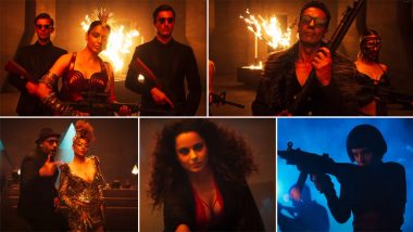 Dhaakad Song She’s On Fire: Kangana Ranaut Will Hypnotise You With Her Sexy Avatars in This Badshah Crooned Number (Watch Video)