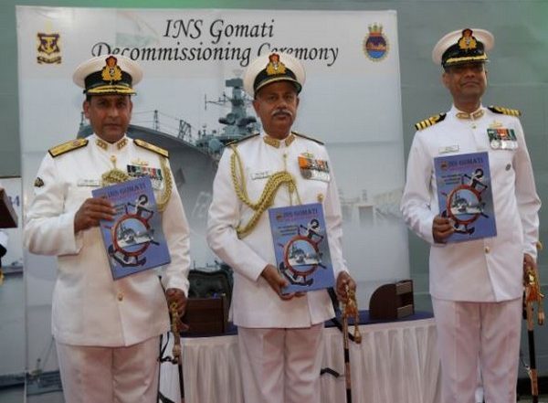 India News | INS Gomati Bids Adieu After 34 Years of Service, Decommissioned at Mumbai Dockyard