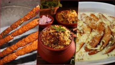 Eid ul-Fitr 2022 Mubarak! From Mutton Korma to Shahi Tukda, 6 Scrumptious Dishes That Are Must Eat and Enjoy Eid Festival (Watch Recipe Videos)