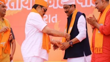 India News | Congress MLA from Gujarat Joins BJP After Resignition
