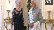 World News | PM Modi Meets Queen of Denmark Margrethe II at Her Palace