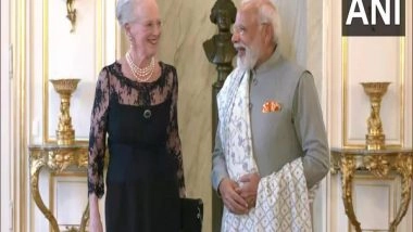 World News | PM Modi Meets Queen of Denmark Margrethe II at Her Palace