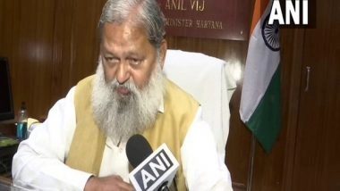India News | Terror Suspects with Explosives Provided from Pakistan Nabbed in Karnal: Anil Vij