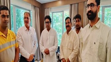 India News | BJP's Kavinder Gupta Meets Raj Thackeray, Says Party's State Leadership Can Tell Better on Alliance with MNS