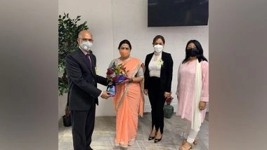 World News | MoS Meenakashi Lekhi Arrives in Honduras, to Hold Talks with Leadership