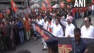 India News | West Bengal: Marking One Year of Post-poll Violence, BJP Holds Protest March in Kolkata