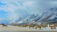 India News | ITBP Personnel Practice Yoga on Himalayan Snow Ahead of International Yoga Day