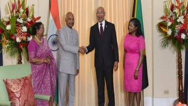World News | President Kovind Meets Jamaica Governor-General Patrick Allen, Discusses Bilateral Cooperation