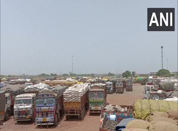 India News | Gujarat: Wheat-laden Trucks Stuck at Kandla Port After Centre's Export Ban