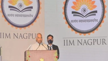 India News | At IIM-Nagpur, President Kovind Underlines Need for Knowledge Sharing