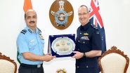 World News | Australian Air Force Discusses Defence Ties with Air Chief Marshal VR Chaudhari