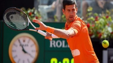 Sports News | Italian Open: Novak Djokovic Beats Karatsev in Opener; Felix, Shapovalov Also Enter R3