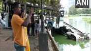 World News | Burnt Buses, Submerged Cars Become Selfie Points Outside Sri Lanka's PM Residence