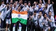 Sports News | Amit Shah Congratulates Indian Badminton Team for Clinching Its First-ever Thomas Cup