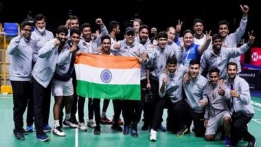 Sports News | Andhra Pradesh Governor Congratulates Indian Badminton Team for Winning First-ever Thomas Cup