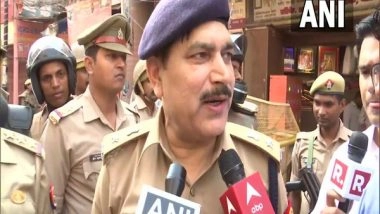 India News | UP Police Make Elaborate Security Arrangements Near Gyanvapi Mosque in Varanasi