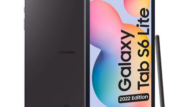 Tech News | Samsung Launches Galaxy Tab S6 Lite 2022 Edition