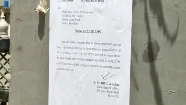 India News | Delhi Police Summons Rajasthan Minister Mahesh Joshi's Son in Rape Case