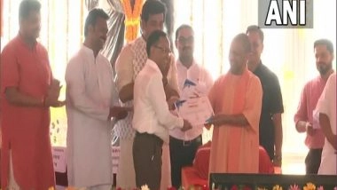 India News | UP: CM Yogi Lays Foundation Stone for Schemes Worth Rs 144 Crore in Gorakhpur
