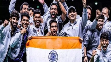 Sports News | Sports Fraternity Congratulates Indian Badminton Team for Winning Maiden Thomas Cup Trophy