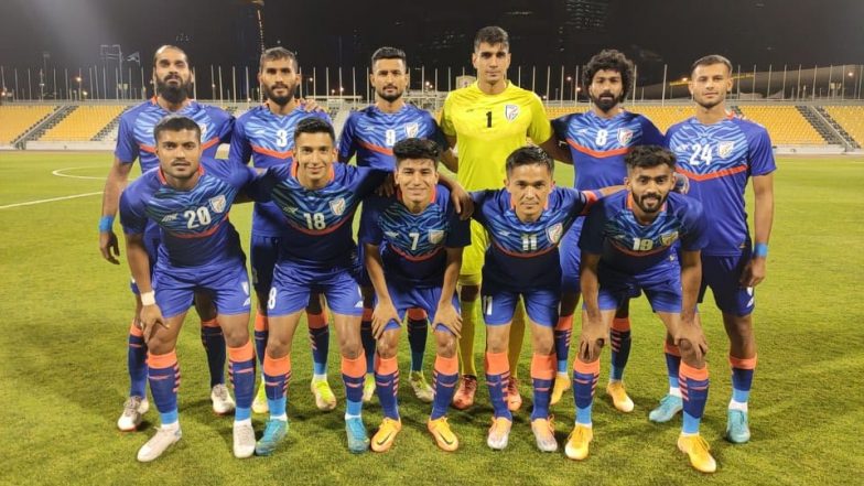 Indian Football Team Suffers 0–2 Defeat Against Jordan in Friendly Match at Qatar SC Stadium in Doha