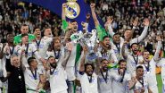 Real Madrid vs Frankfurt, UEFA Super Cup 2022 Free Live Streaming Online: Watch RMA vs SGE Football Match Live Telecast on TV & Score Updates in IST