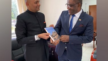 World News | India's Ambassador Meets Comoros's FM Dhoihir Dhoulkamal, Discusses Bilateral Ties