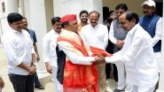 Telangana CM K Chandrasekhar Rao Meets Samajwadi Party Chief Akhilesh Yadav in Delhi, Discusses &lsquo;Current National Issues&rsquo;