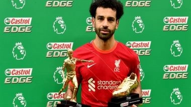 Sports News | Premier League: Mohamed Salah Joins Harry Kane in Elite List After Winning Playmaker and Golden Boot Awards