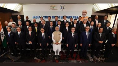 PM Narendra Modi Chairs Roundtable With Japanese Business Leaders in Tokyo, Urges Them To Join ‘Make in India for World’