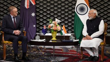 PM Narendra Modi Gifts Gond Art Painting to Australia PM Anthony Albanese During QUAD Meeting in Tokyo