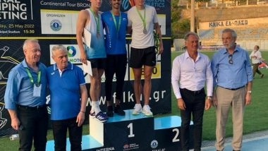 Sports News | National Record-holding Athlete Sreeshankar Murli Wins Gold in Long Jump at 12th International Jumps Meeting at Greece